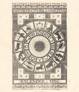 1896 年封面日历 作者 Mathieu Lauweriks
