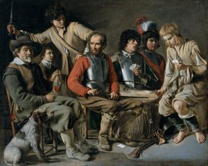 争吵》，1640年 作者 马修·勒·奈恩（Mathieu Le Nain）