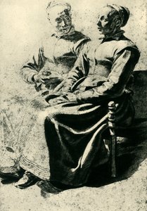 两名农民妇女，十七世纪中叶，1943年。