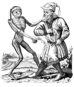 死亡和犹太人，17世纪1849年。 作者 马修·玛丽安