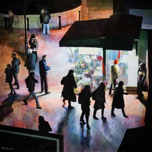 夜花，2019（丙烯酸画板）
