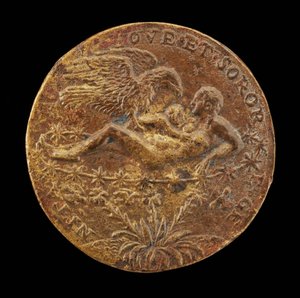 作为鹰的朱庇特将婴儿海格力斯带到朱诺身边[背面]，1562年。 作者 马泰奥·帕加诺