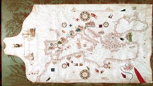 地中海地图 (portolan 作者 Matteo梅子