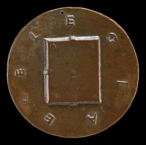 封面书[背面]，约1446年。 作者 马蒂奥·迪·安德里亚·德·帕斯蒂