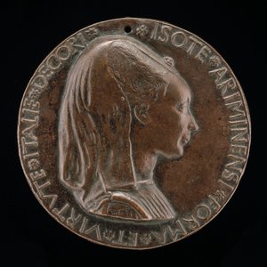 伊索塔-德利-阿蒂，1432-1433-1474，1446年的女主人，1453年后成为西吉斯蒙多-马拉特斯塔的妻子[正面