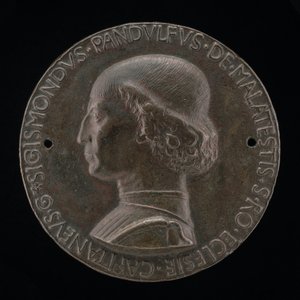 西吉斯蒙多-潘道夫-马拉特斯塔，1417-1468，里米尼和法诺的领主[正面]，1446年。