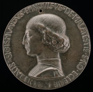 西吉斯蒙多-潘道夫-马拉特斯塔，1417-1468年，里米尼和法诺的领主[正面]，1446年。