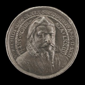 汉斯-谢尔，1518-1592年，纽伦堡教士[正面]，1592年。 作者 马修卡尔