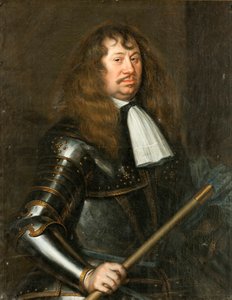 卡尔·古斯塔夫·弗兰格尔（Carl Gustav Wrangel）肖像（1613-1676），萨尔米斯伯爵（Count Salmis），1662年。 作者 马修·梅里安（Matthaeus Merian）