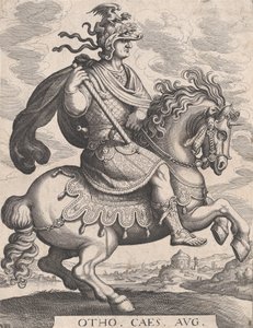 图版8：马背上的奥托皇帝，出自《前十二位罗马凯撒》，出自Tempes...，1610-50。 作者 马特乌斯·梅里安