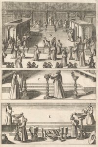 源自“ topographie Italian”的盘子，1688年