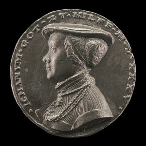 马格达莱纳-鲁梅尔，洛伦茨-斯泰伯的妻子1509年[背面]，1535年。 作者 马特斯·杰贝尔