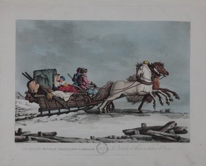 1810年代冬季俄罗斯旅行马车