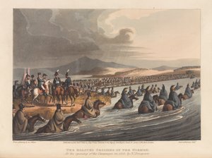1812年战役开始时跨越尼门河的情况（打印）。