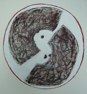 Incarnata 1》，2008 年（石版画）