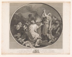 诺亚献祭
诺亚献祭（物品上的标题）
英国最有资本的绘画（系列标题）
英国最有资本的绘画（系列标题） 作者 理查德·厄洛姆（Richard Earlom）