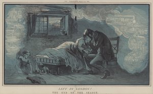Left in London! or, The End of the Season (colour litho)