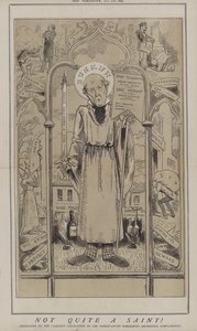 Not Quite a Saint! (colour litho)