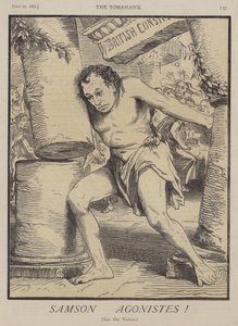 Samson Agonistes（彩色石版画）