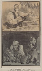 The Modern Guy Faux! or, A Diabolical Attempt to Blow Up a Bishop (colour litho)