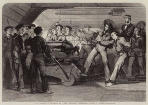 船上HMS的海军指令Britannia，Portsmouth，Gunnery的教训 作者 Matthew Somerville Morgan