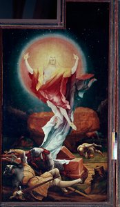 伊森海姆（或伊森海姆）的祭坛画。"复活" 右侧板块由Mathis Neithardt Gothardt dit Matthias Grunewald (1480-1528) (ec.all.) 1512-1516 Colmar, Musee Unterlinden