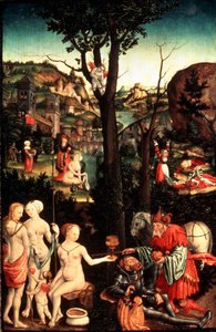 爱的寓言》"Amor omnia vincit"，16世纪 作者 马蒂亚斯·格龙