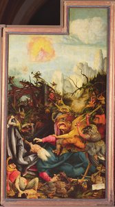 圣安东尼的诱惑，来自Isenheim Altarpiece，c.1512-16