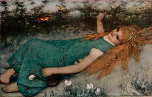 蝴蝶》，约1900年。   作者 马蒂亚斯·马里斯