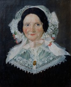 妇女肖像（布面油画） 作者 马蒂亚斯·斯托尔滕贝格（Matthias Stoltenberg）