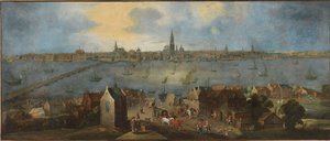 安特卫普的路标，1682年至1702年间。 作者 马蒂斯（Matthijs Schoevaerdts）