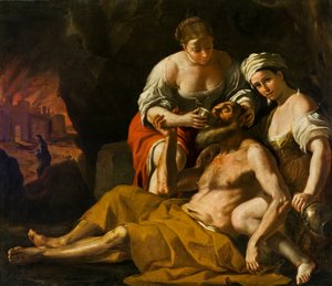 罗得和他的女儿们，约1675-1680年。