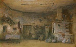 柴可夫斯基歌剧《 Vakula the Smith》的舞台设计，1876年