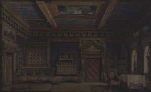 剧场剧的舞台设计，由托尔斯泰（A. Tolstoy）创作。