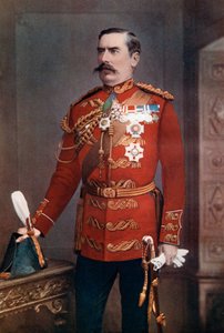 贝克-克里德-拉塞尔爵士中将，指挥南区，1902年。