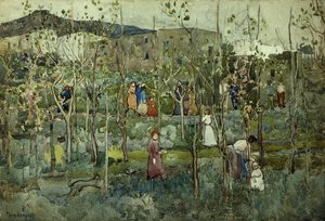 卡普里岛，1899年 作者 莫里斯·巴西·普伦德加斯特
