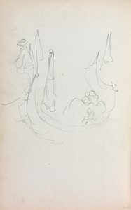 意大利素描本：缆车，第1898-1899页，第35页。 作者 莫里斯·巴西·普伦德加斯特
