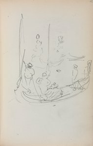 意大利素描本：缆车，第1898-1899页，第40页。 作者 莫里斯·巴西·普伦德加斯特
