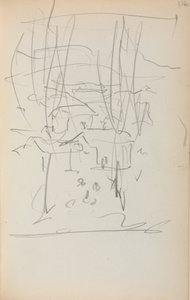 意大利写生簿：《风景》第116页，1898-1899年。 作者 莫里斯·巴西·普伦德加斯特