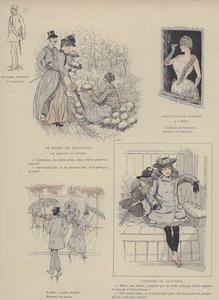 为《Brillant巴黎》绘制插图（彩色平版印刷）。