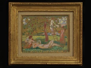 秋天的野蛮人或在苹果树下 作者 莫里斯·丹尼斯（Maurice Denis）