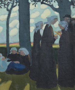 晚上在Binic附近，c.1895 作者 莫里斯·丹尼斯（Maurice Denis）