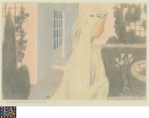 法语: La vie devient précieuse, discrète
荷兰语：La vie devient précieuse, discrète, uit de reeks Amour 作者 莫里斯·丹尼斯（Maurice Denis）