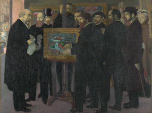 向塞尚致敬，1900年。 作者 莫里斯·丹尼斯（Maurice Denis）