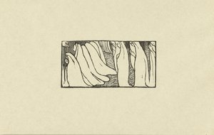 保罗·魏尔伦 (Paul Verlaine) 的圣哲们的插图 智慧的木刻文章 磨难（系列名） 作者 L'Epreuve