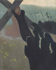 Le Calvaire或Montéeau calvaire，1889年。 作者 莫里斯·丹尼斯（Maurice Denis）