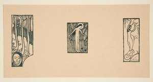 L 的木刻版画 作者 莫里斯·丹尼斯（Maurice Denis）