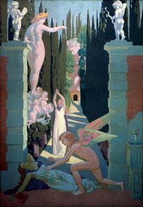 心灵故事板块四。金星的复仇，1908年。 作者 莫里斯·丹尼斯（Maurice Denis）