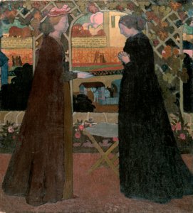 探视活动，1894年。 作者 莫里斯·丹尼斯（Maurice Denis）