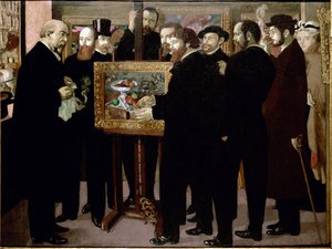 向塞尚致敬 - 布面油画 作者 莫里斯·丹尼斯（Maurice Denis）